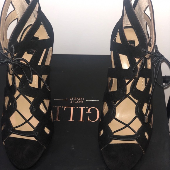 Back zipper, lace-up detail, silvertone hardware, Suede
4"Heel
Fit: true to size - Picture 2 of 3